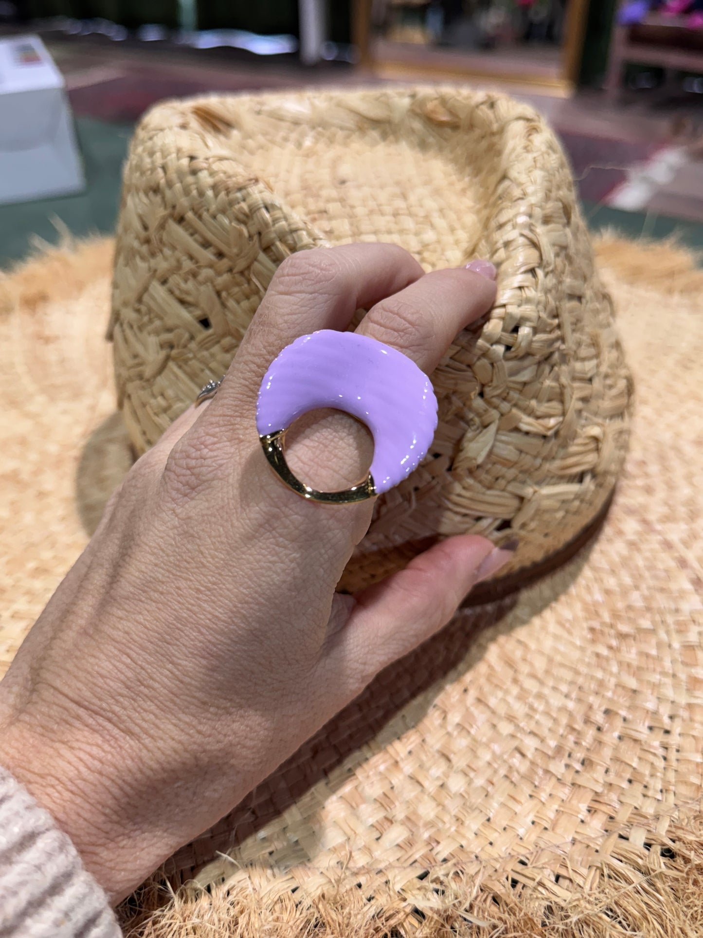 Anillo Maxi malva