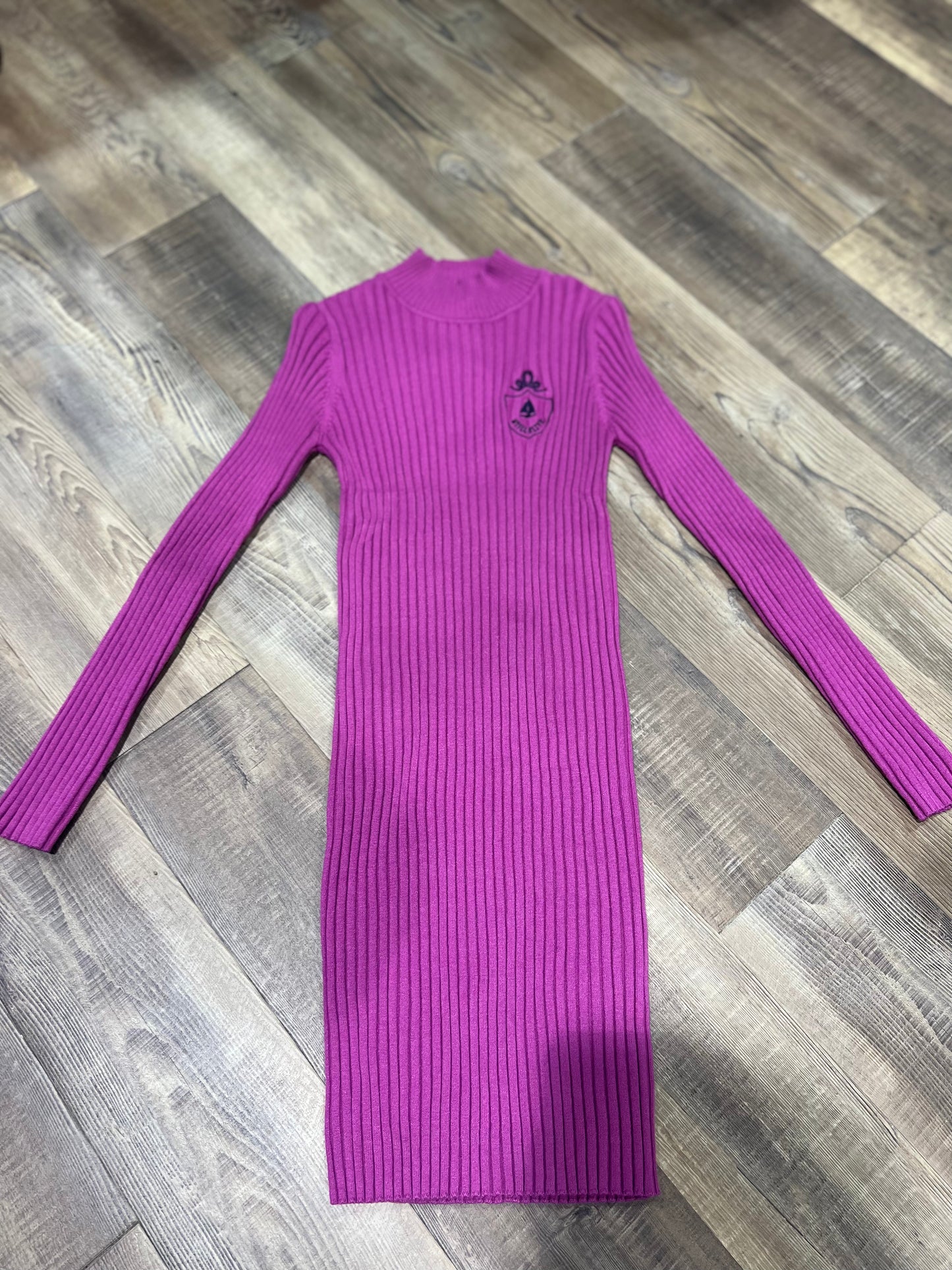 Vestido buganvilla canalé