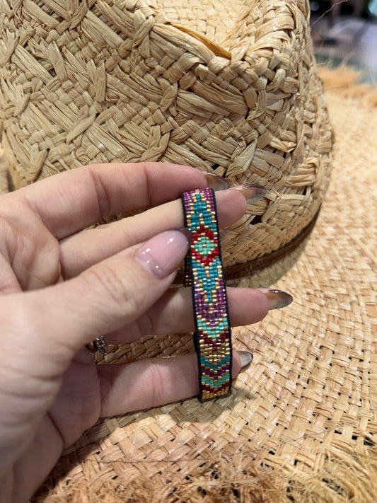 Miyuki pulsera mix granate