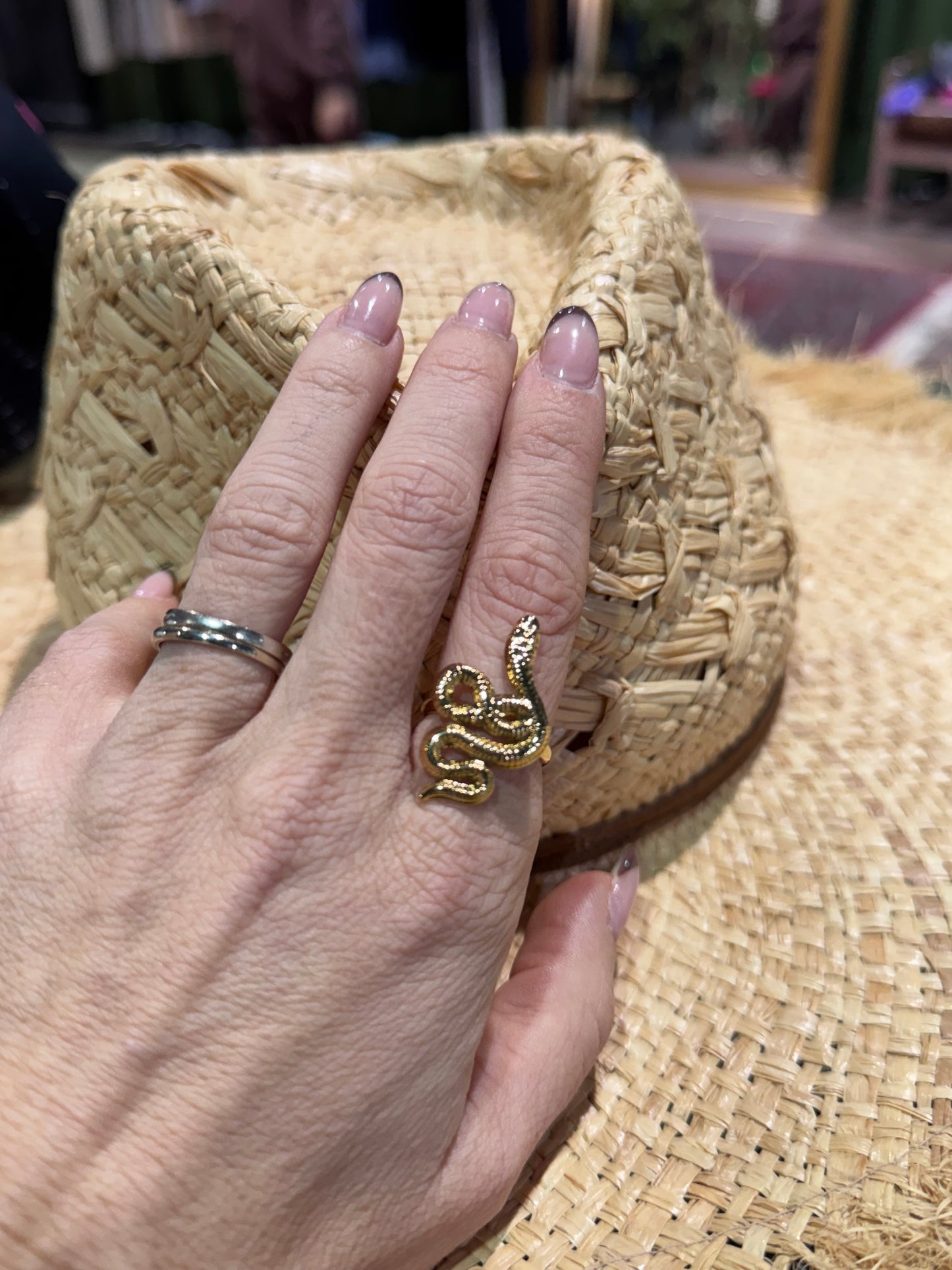 Anillo serpiente maxi