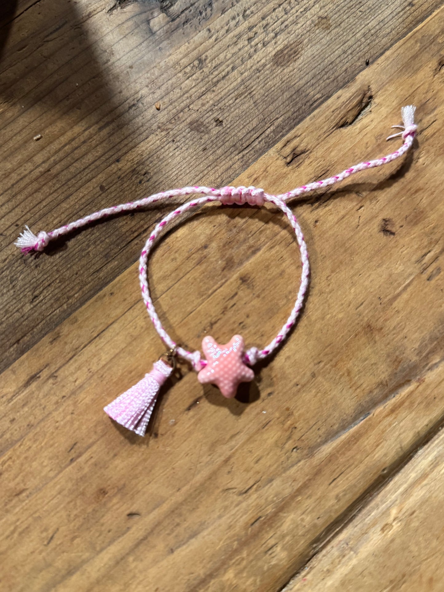 Pulsera estrella de mar Rosa