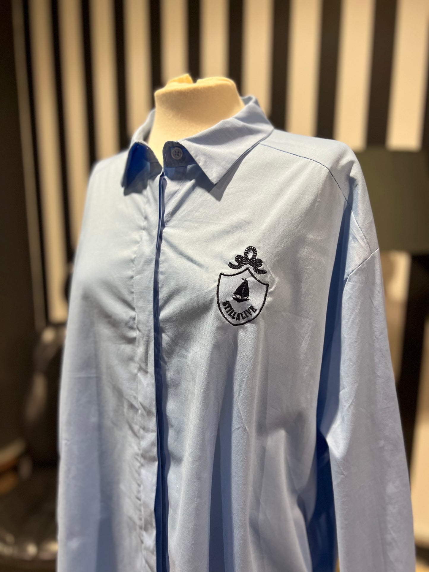 Camisa oversize Azul