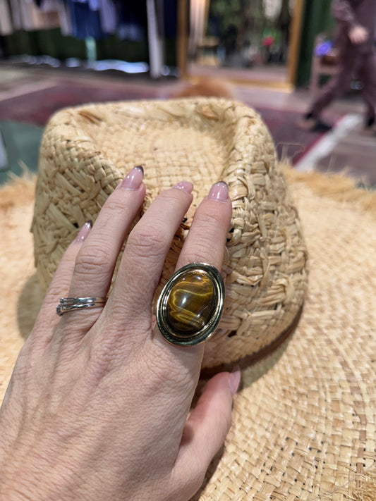Maxi anillo piedra natural
