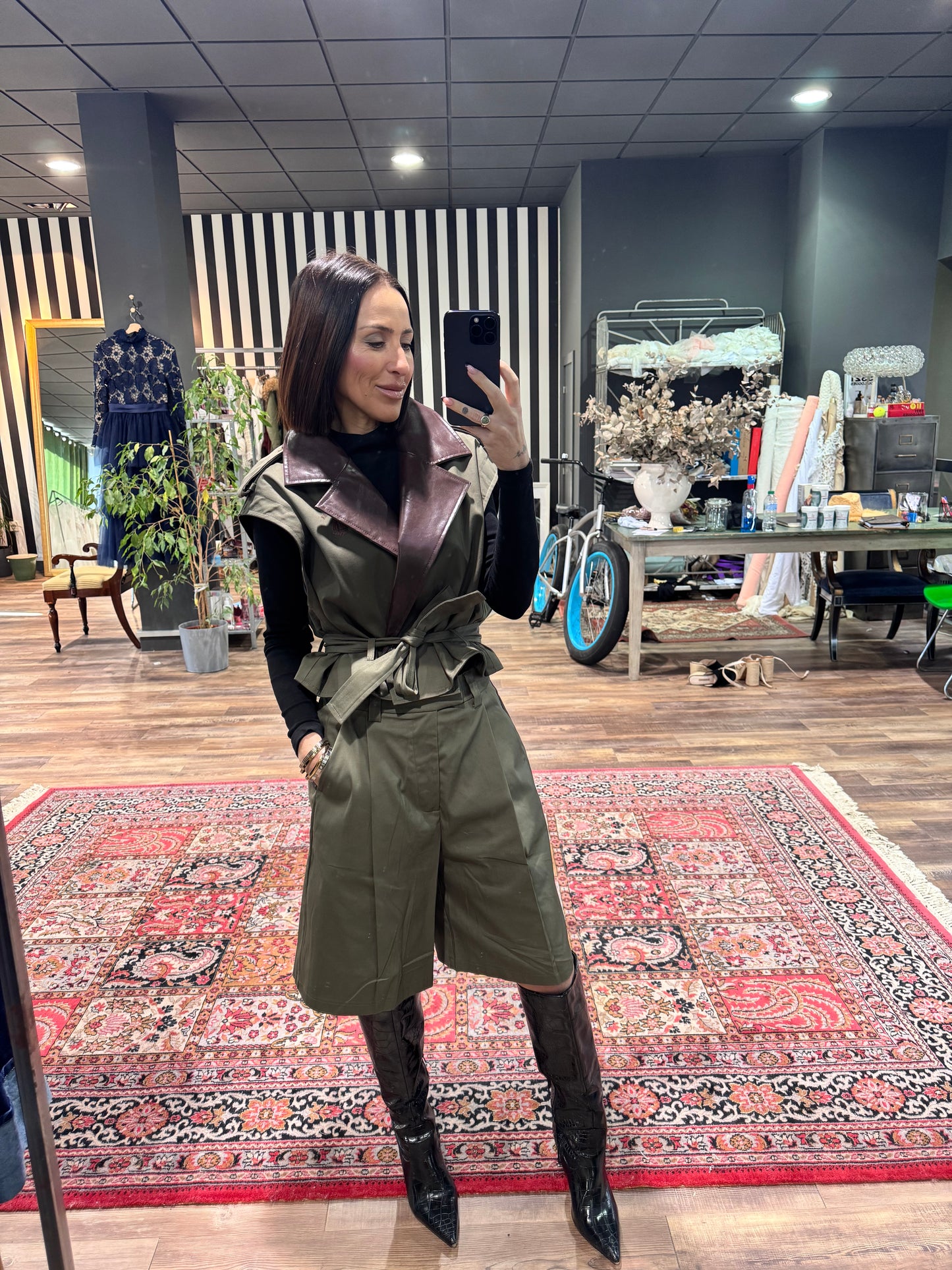 Chaleco Esther khaki