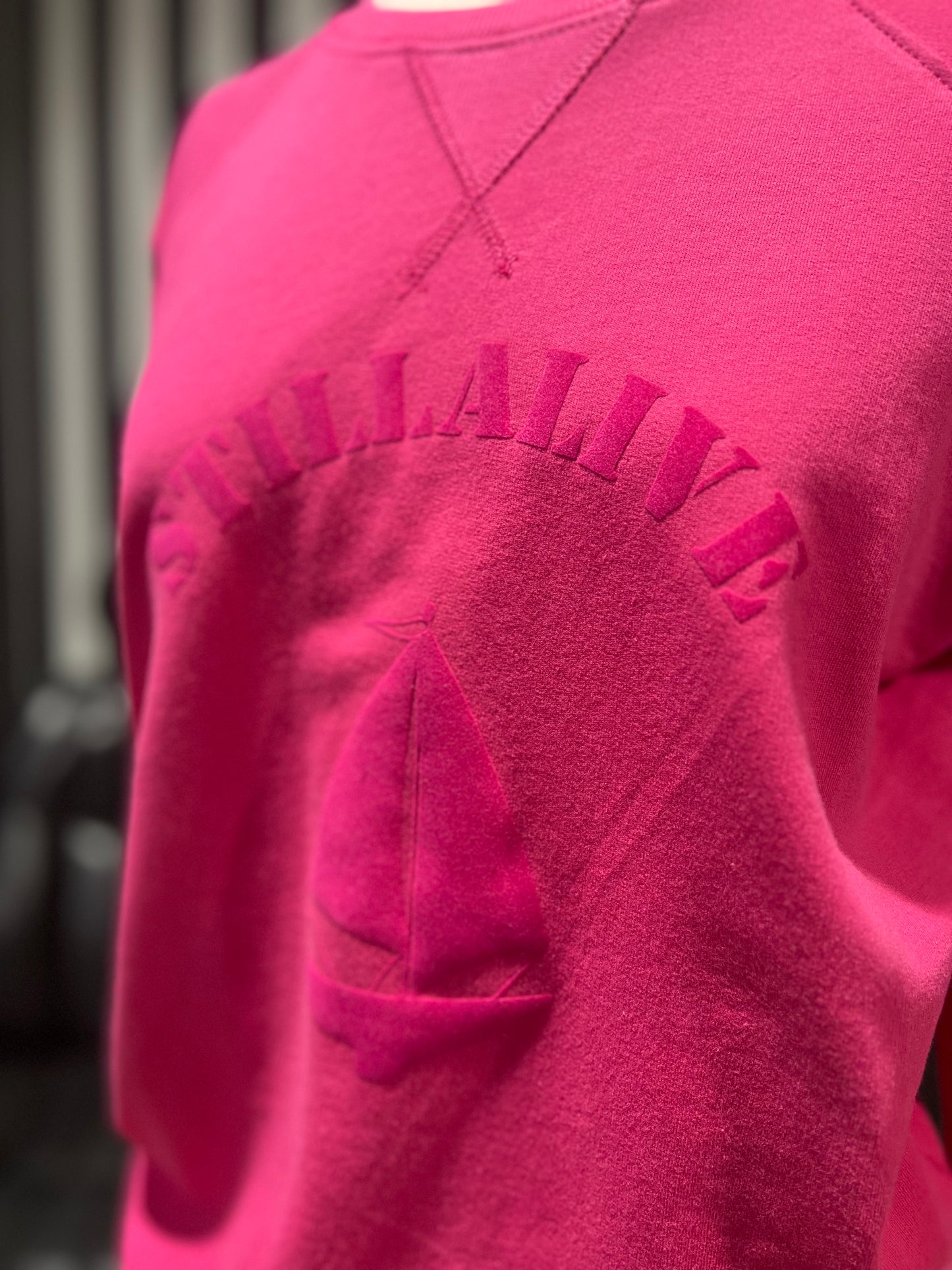 Sudadera fucsia
