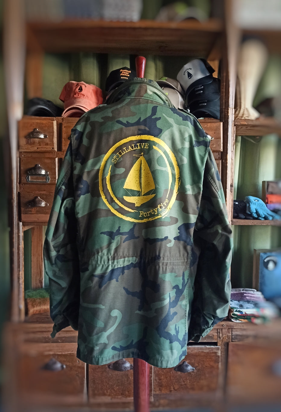 Parka militar auténtica americana