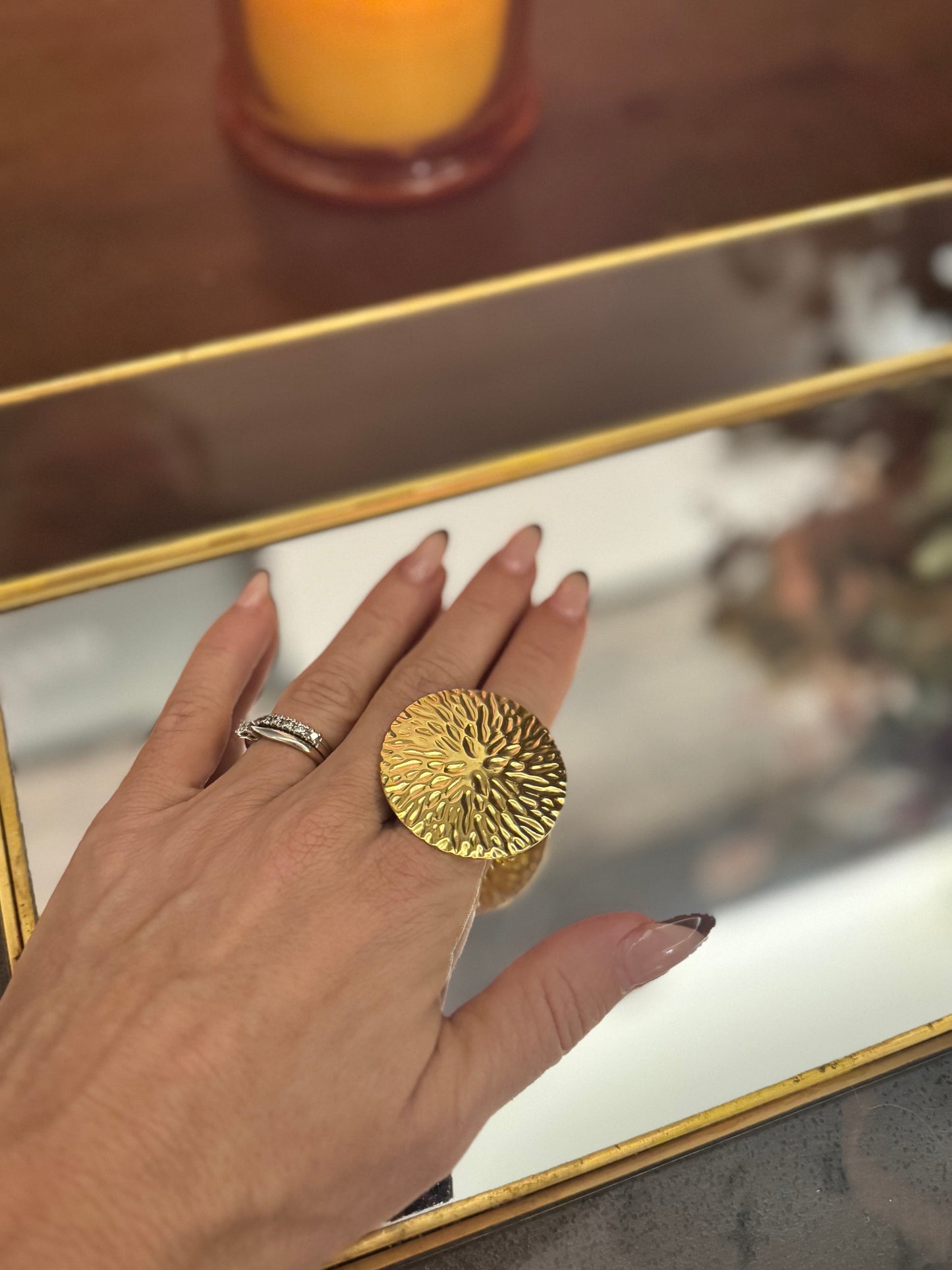 Anillo redondo acero