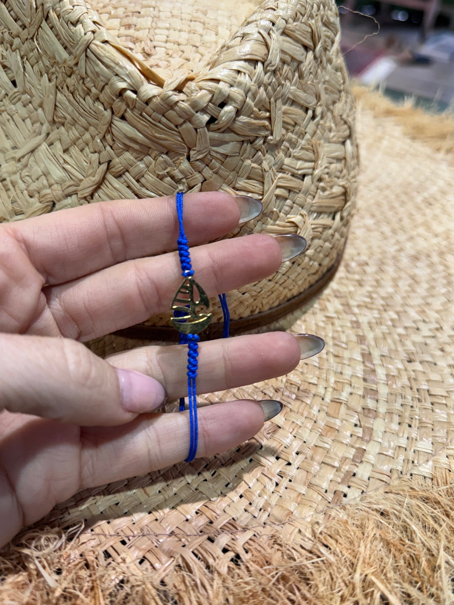 Velero Azul pulsera acero