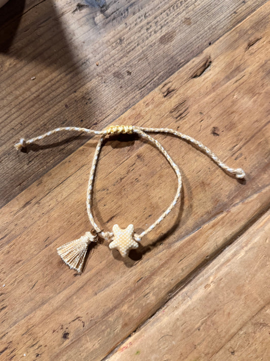 Pulsera Estrella de mar color natural