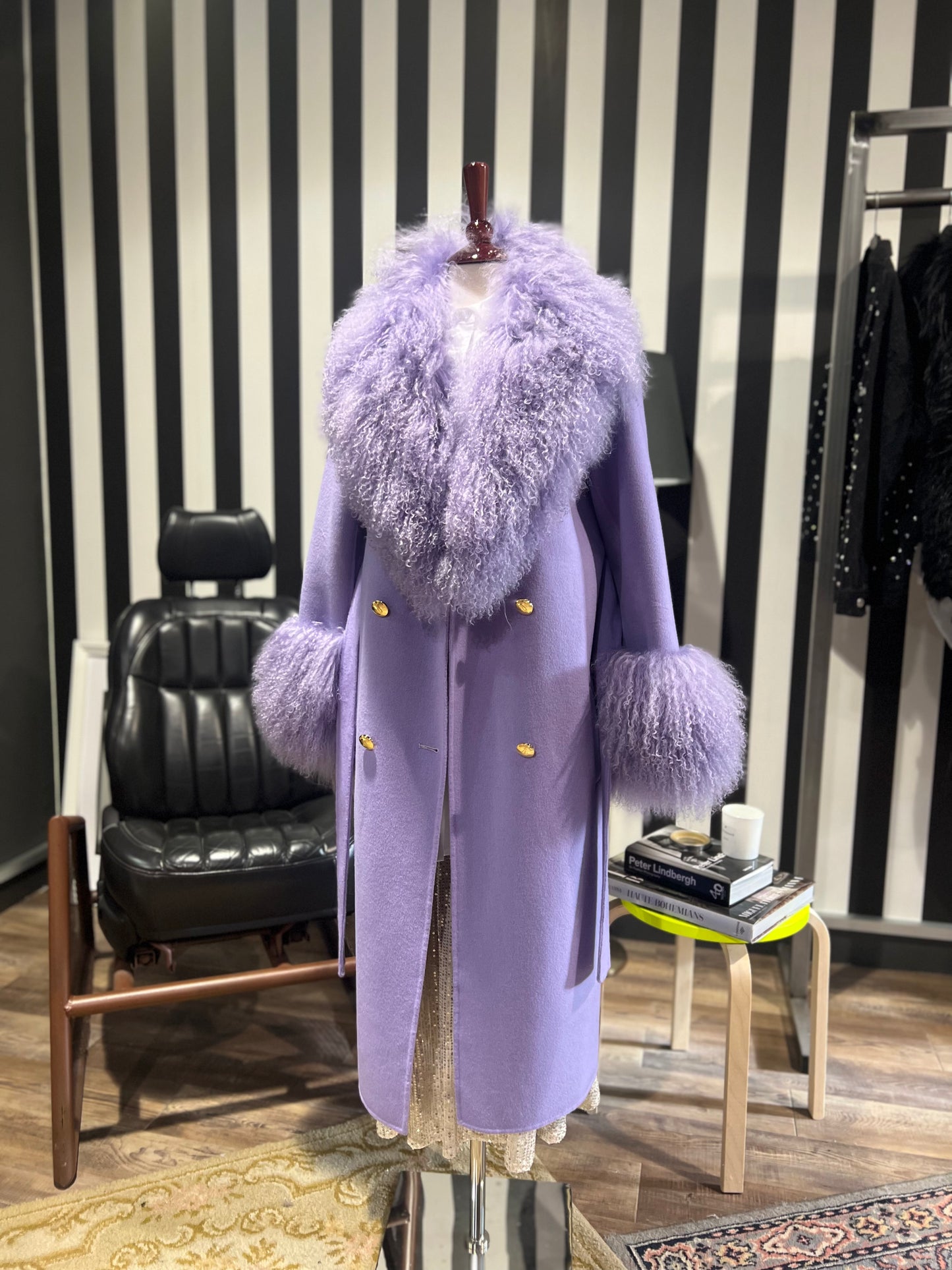 Abrigo Cashmere Malva