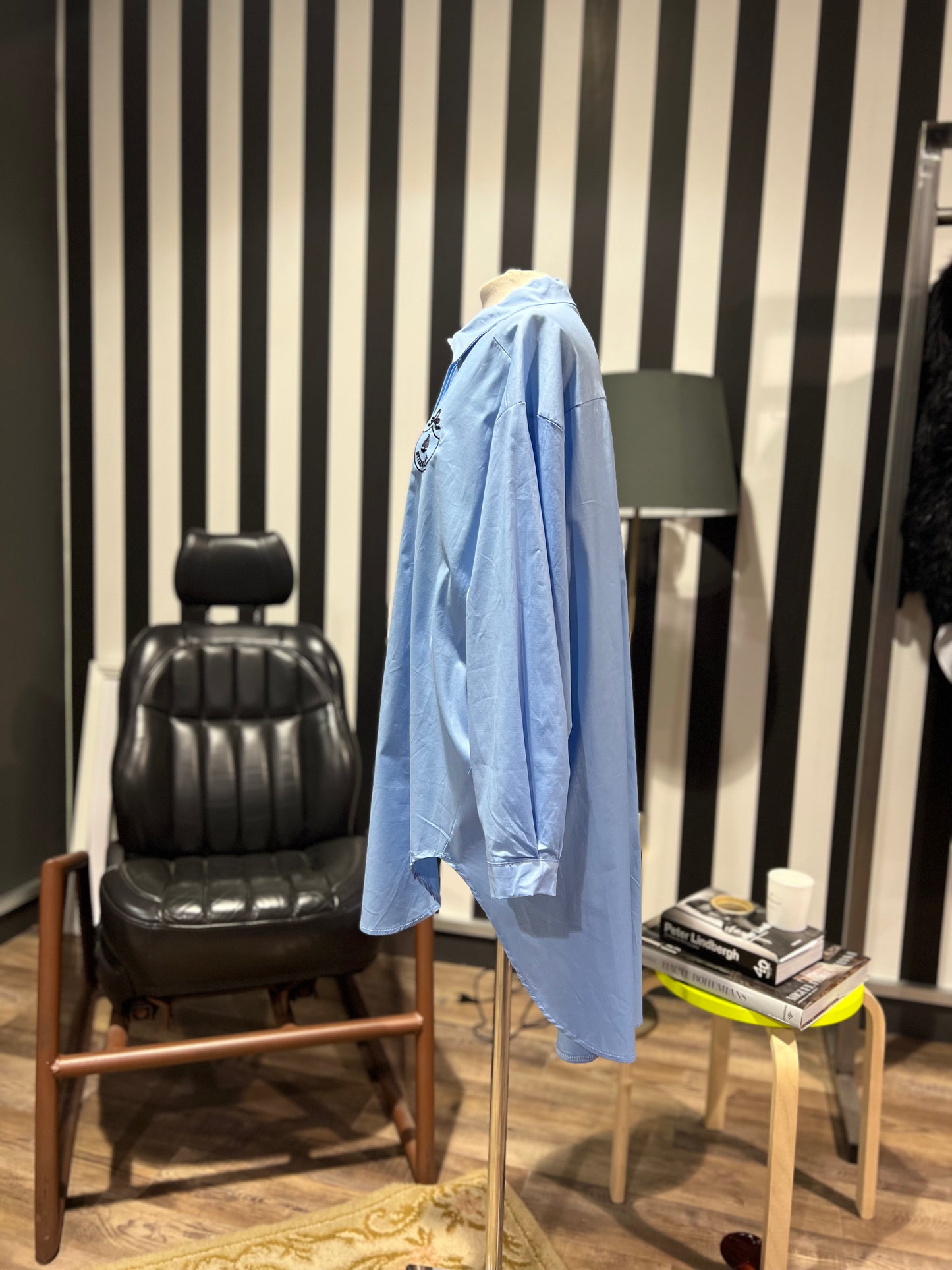 Camisa oversize Azul