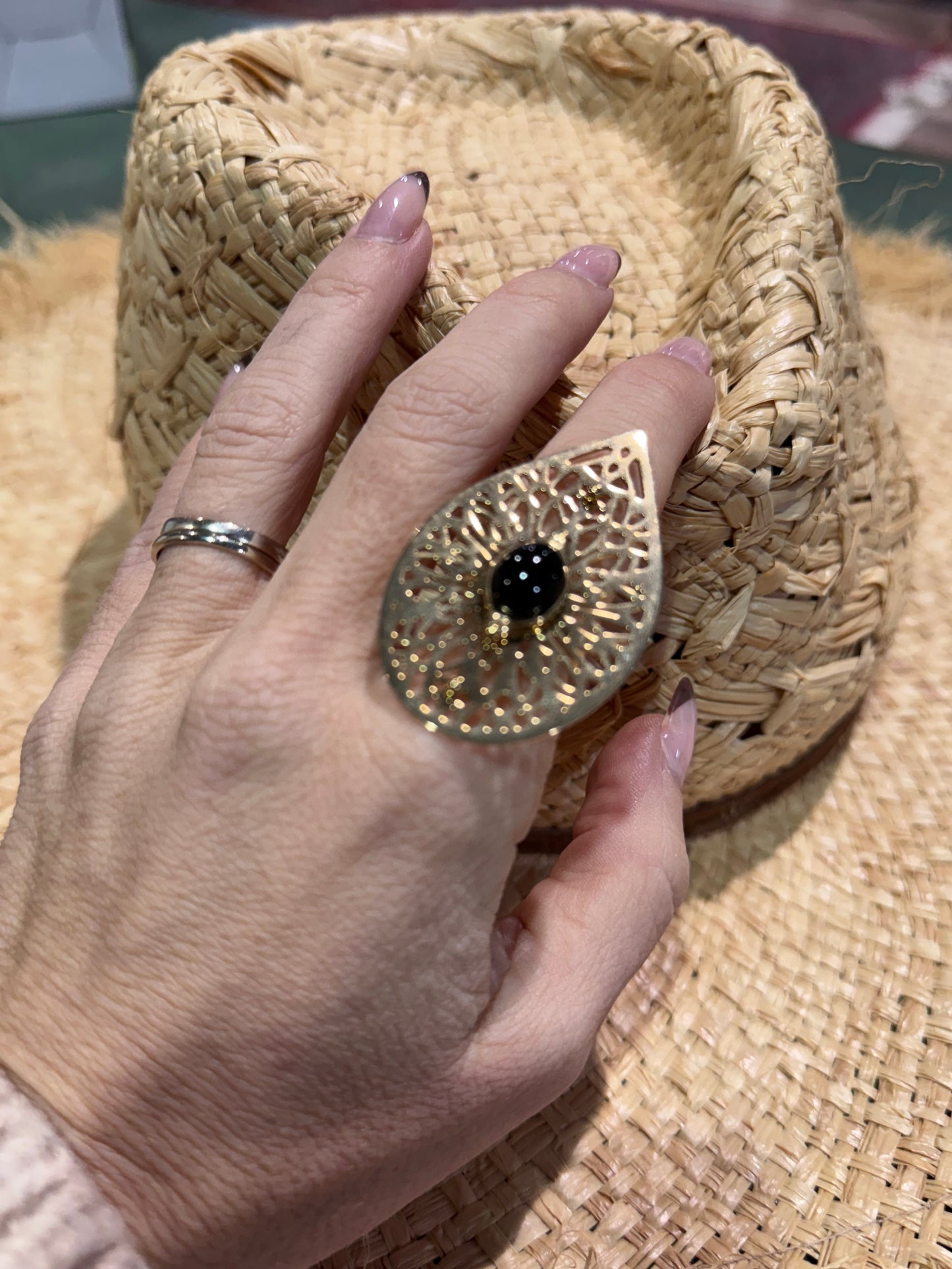 Anillo hoja