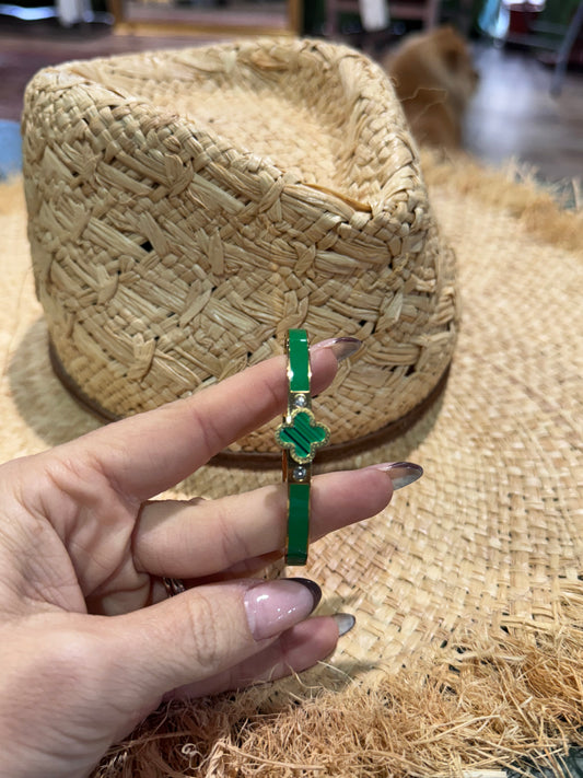 Pulsera acero verde