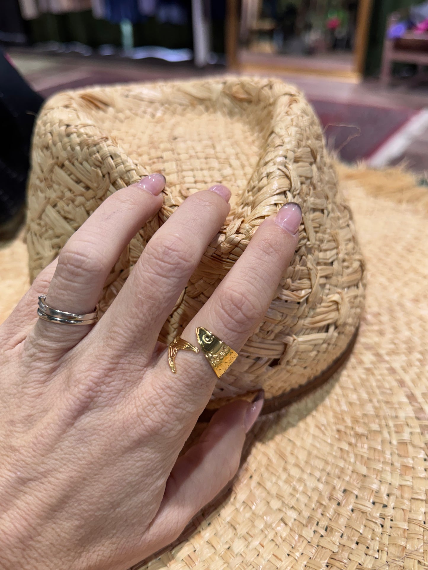 Anillo acero pescadito