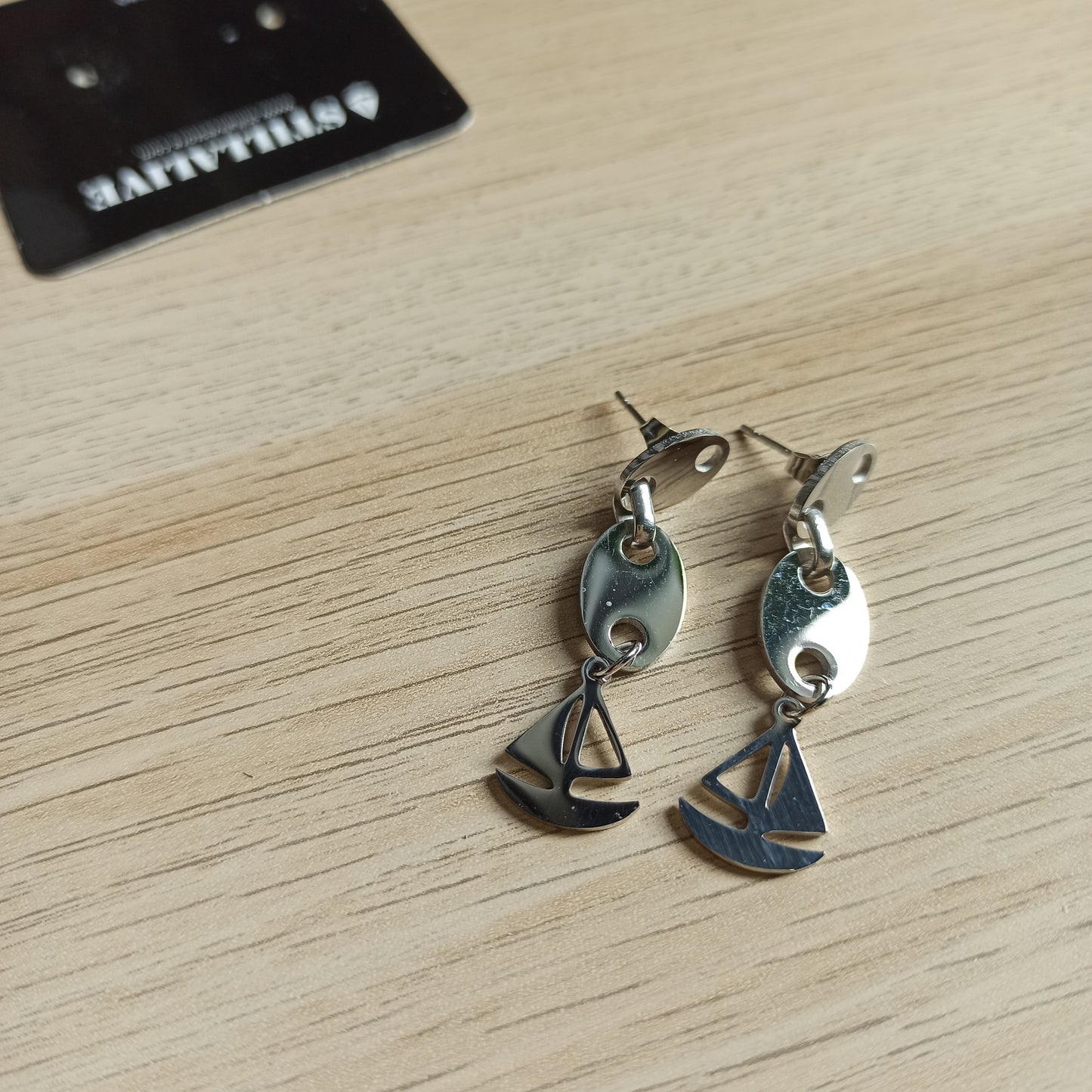 Pendientes Sailboat (calabrote)