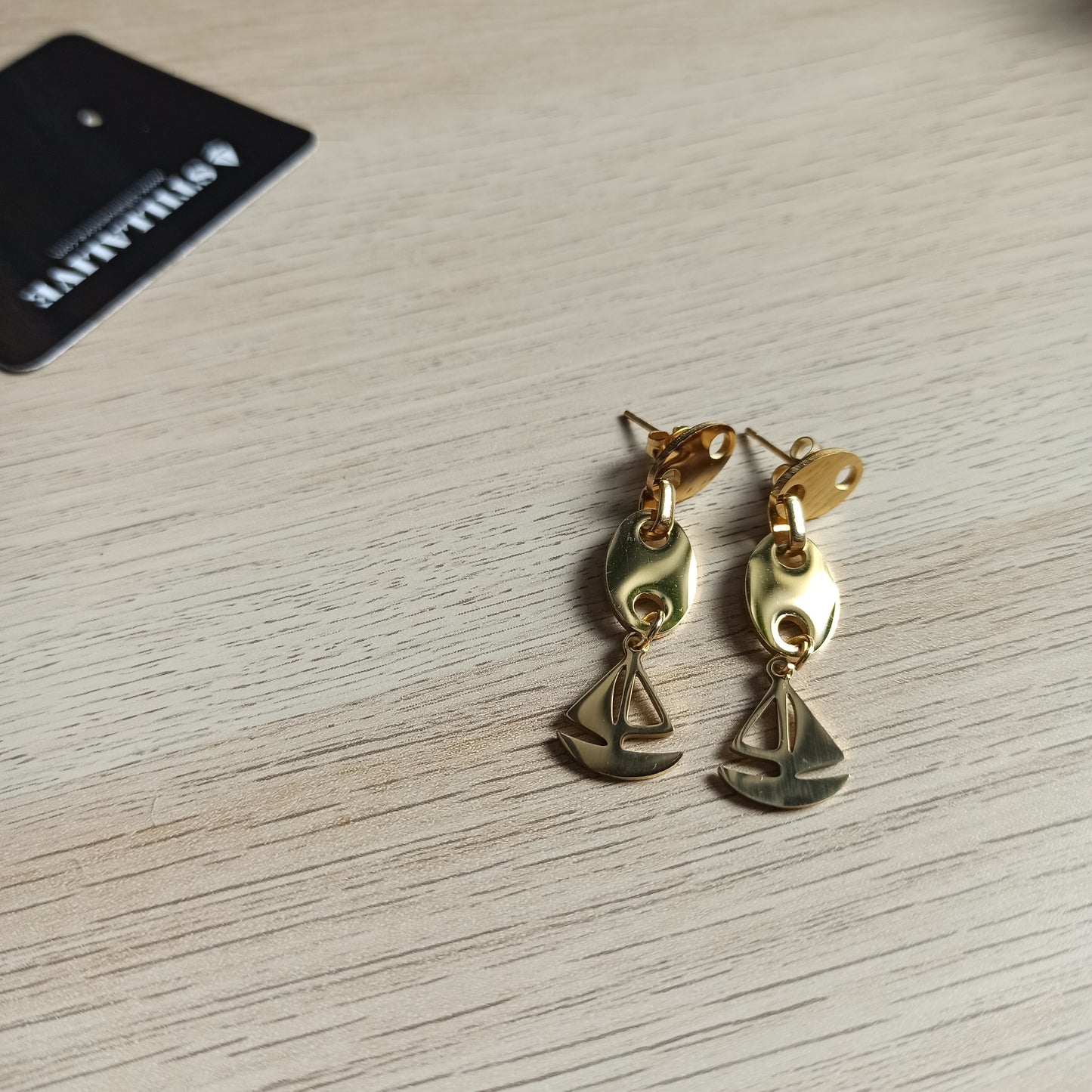 Pendientes Sailboat (calabrote)