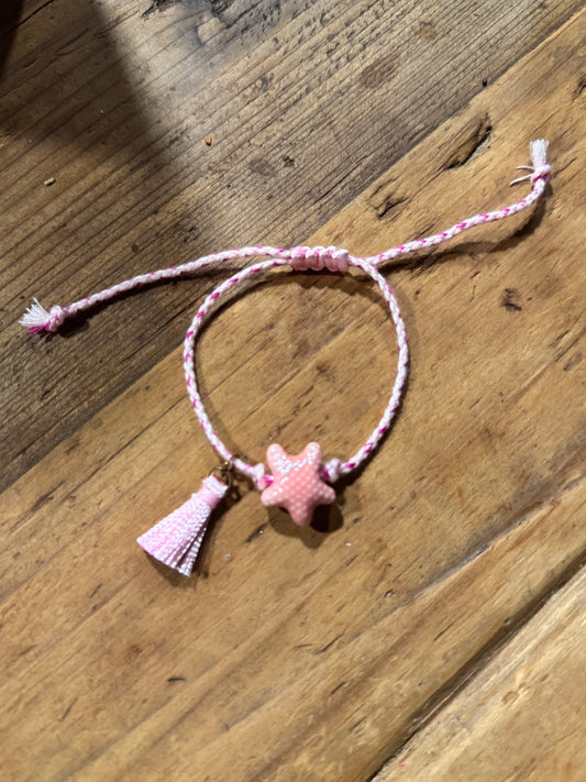 Pulsera estrella de mar Rosa