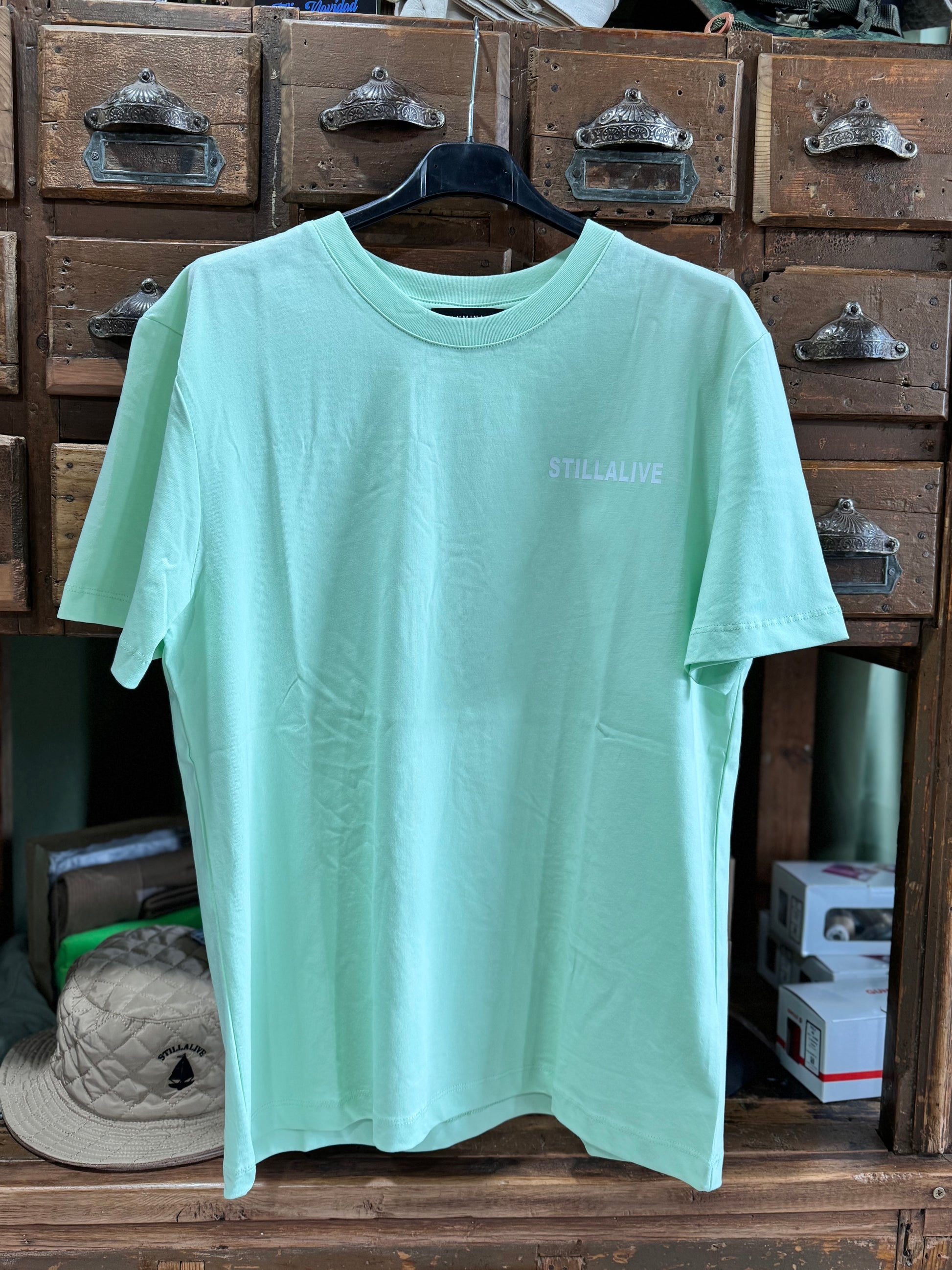 Camiseta verde menta – STILLALIVE 45 - Main Image