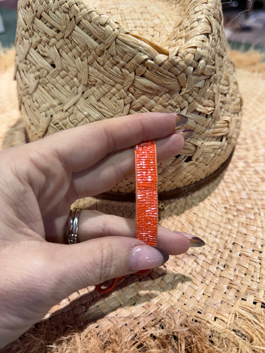 Miyuki pulseras naranja