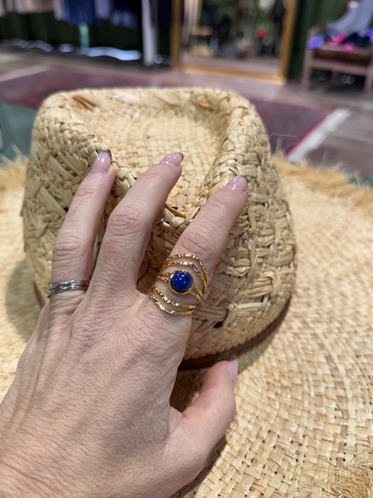 Maxi anillo piedra marino