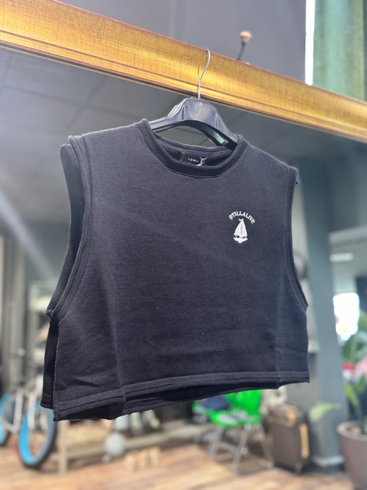 Crop top Negro