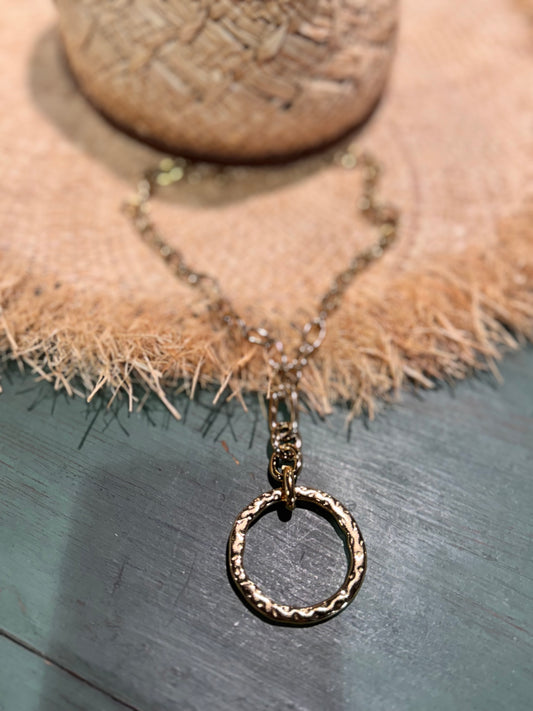 Collar círculo acero